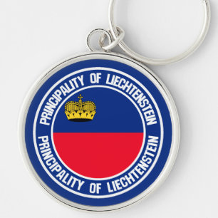 Liechtenstein Round Emblem Sleutelhanger