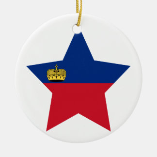 Liechtenstein Star Keramisch Ornament