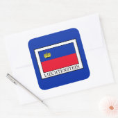 Liechtenstein Vierkante Sticker (Envelop)