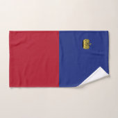 Liechtensteinse vlag bad handdoek (Handdoek)