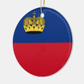 Liechtensteinse vlag keramisch ornament (Links)