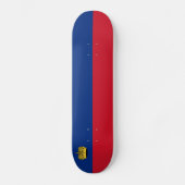 Liechtensteinse vlag skateboard (Voorkant)