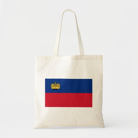 Liechtensteinse vlag tote bag (Voorkant)