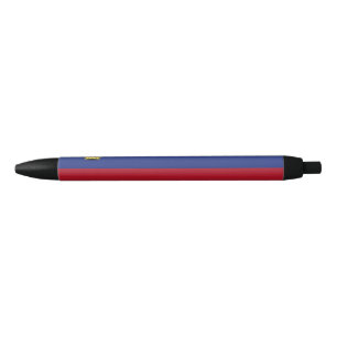 Liechtensteinse vlag zwarte inkt pen