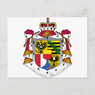 Liechtensteinse wapenmunt briefkaart