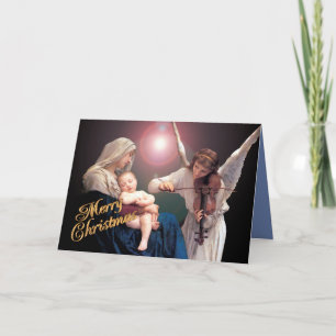 "Lied van de Engelen" Godsdienstige Kerstkaart Feestdagen Kaart