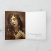 Lied van het Wenskaart van de Liefde van het Vers Kaart (Binnen)