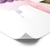 Lied van Salomo Bruiloft Bijbel Verse Kruis Poster (Hoek)