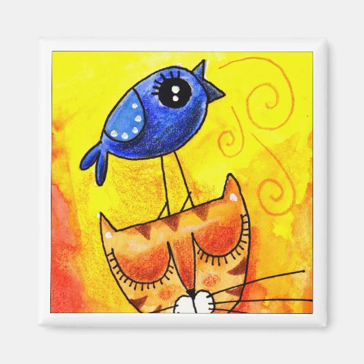 Lied - Vierkante magneet (Voorkant)