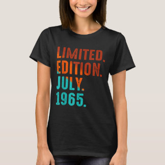 Liededitie Juli 1965 Verjaardag T-shirt