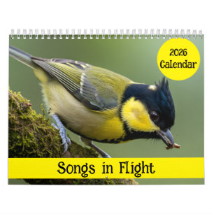 Liederen in Vlucht: 2026 Vogel Fotografie Kalender