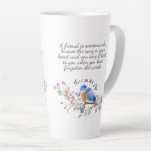 Liedje in je hart Vriendschap Latte Mok (Rechterhoek)