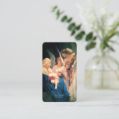 Liedje van engelen met Moedergebed Informatiekaartje (Staand voorkant)