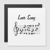 Liedje van liefde, vogels die tussen de muzieknote (Voorkant / Achterkant)