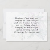 Liedje van Salomo 2 Hummingbird Bible Flat Kaart (Achterkant)