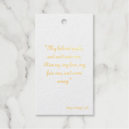 Liedjes 2:10 cadeaulabels