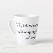 Liedjes 2:10 latte mok (Linkerhoek)