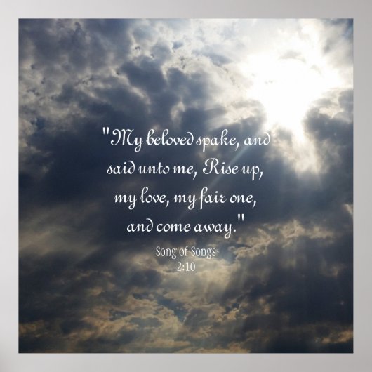 Liedjes 2:10 Sticker Poster (Voorkant)