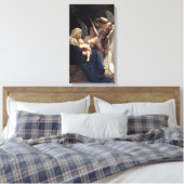 Liedjes van Engelen van Bougeureau Canvas Afdruk (Insitu (Slaapkamer))