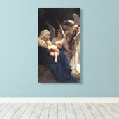 Liedjes van Engelen van Bougeureau Canvas Afdruk (Insitu (Houten vloer))