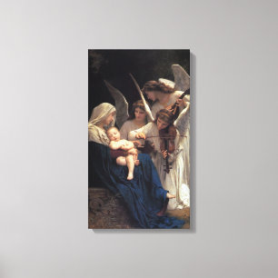 Liedjes van Engelen van Bougeureau Canvas Afdruk