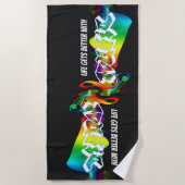  liedjes van vandaag strandlaken (Voorkant)