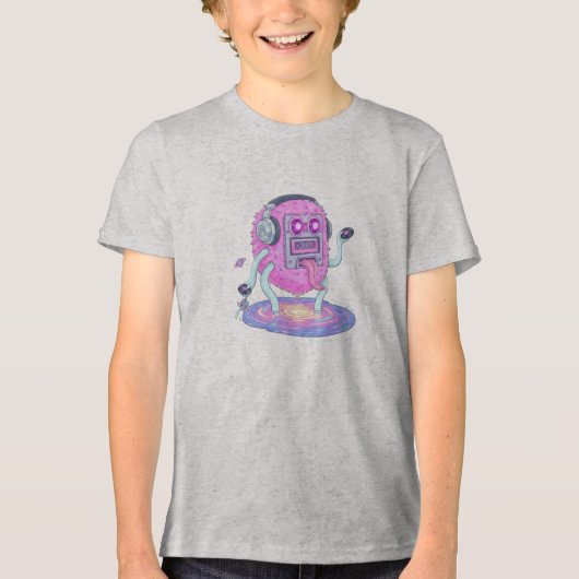 Liedjesschatt Tri-Blend shirt (Voorkant)