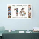 Lief 16e verjaardagsfeestje nummer 16 fotocollage spandoek (Beurs)