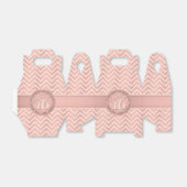 Lief 16e verjaardagsfeestje roze chevron dank u bedankdoosjes (Uitgevouwen)