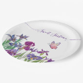 Lief 16script bloemenfeest Verjaardagsfeest Papieren Bordje (Gekanteld)