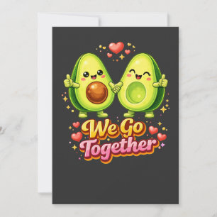 Lief Avocado Koppel “We gaan samen” – Leuke etenst Kaart