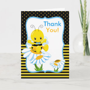 Lief Baby Bee Boy bedankje Bedankkaart