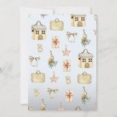 Lief baby boy boho baby kleding douche kaart (Achterkant)