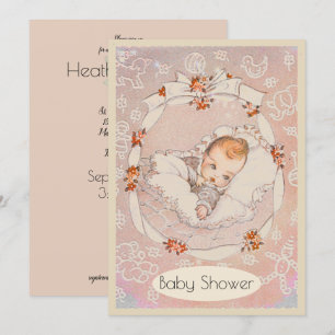 Lief Baby Meisje Baby shower Kaart