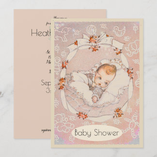 Lief Baby Meisje Baby shower Kaart