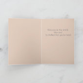 Lief Baby Meisje Gefeliciteerd Kaart (Binnen)