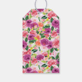 Lief Boston mam en Baby bloemig Baby shower Labels Cadeaulabel (Achterkant)