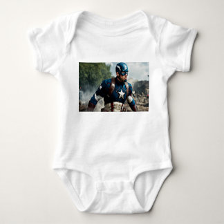 Lief Captain America Baby Bodypakje Romper
