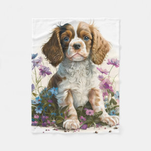 Lief Cavalier Spaniel Puppy Hond Fleece Deken