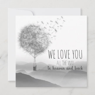 Lief condoleance kaartje met paardebloemen | kaart