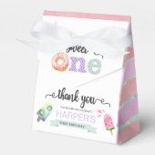 Lief Een Eerste Verjaardagsfeestje Favor Box Bedankdoosjes (Voorkant Zijde)