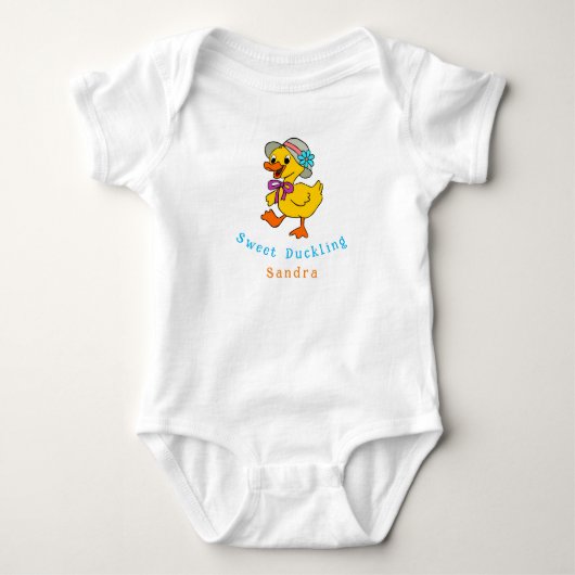 Lief eendje romper (Voorkant)