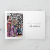 Lief engelfamilie prettige feestdagen foto (Binnen)