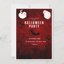 Lief Geest Halloween Feest Uitnodiging