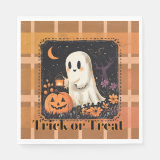 Lief Geest Trick or Treat Halloween Snoepgoed Servet