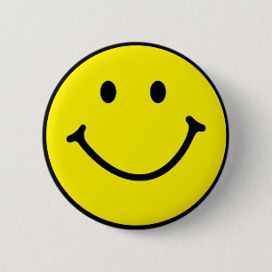 Lief Gezicht Ronde Button 5,7 Cm