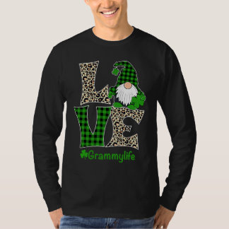 Lief Grammy Leven  St Patrick's Day Kabouter Iers  T-shirt