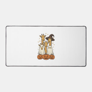 Lief Halloween Giraffe Geest Pompoen Shirt Ontwerp Bureaumat