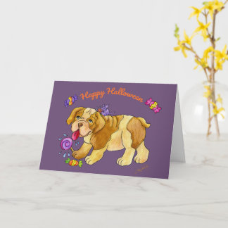 Lief Halloween Puppy Kaart