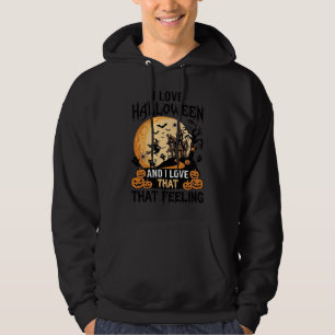 Lief Halloween Spokenhuis Maan Heks Pompoenen_1 Hoodie
